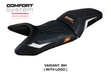 KTM 1390 Super Adventure S 2025 Seat Cover Tappezzeria Italia TPZ Comfort White Black