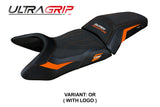 KTM 1390 Super Adventure S 2025 Seat Cover Tappezzeria Italia TPZ Ultragrip Orange Black