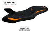 KTM 1390 Super Adventure R 2025 Seat Cover Tappezzeria Italia TPZ Comfort Orange Black