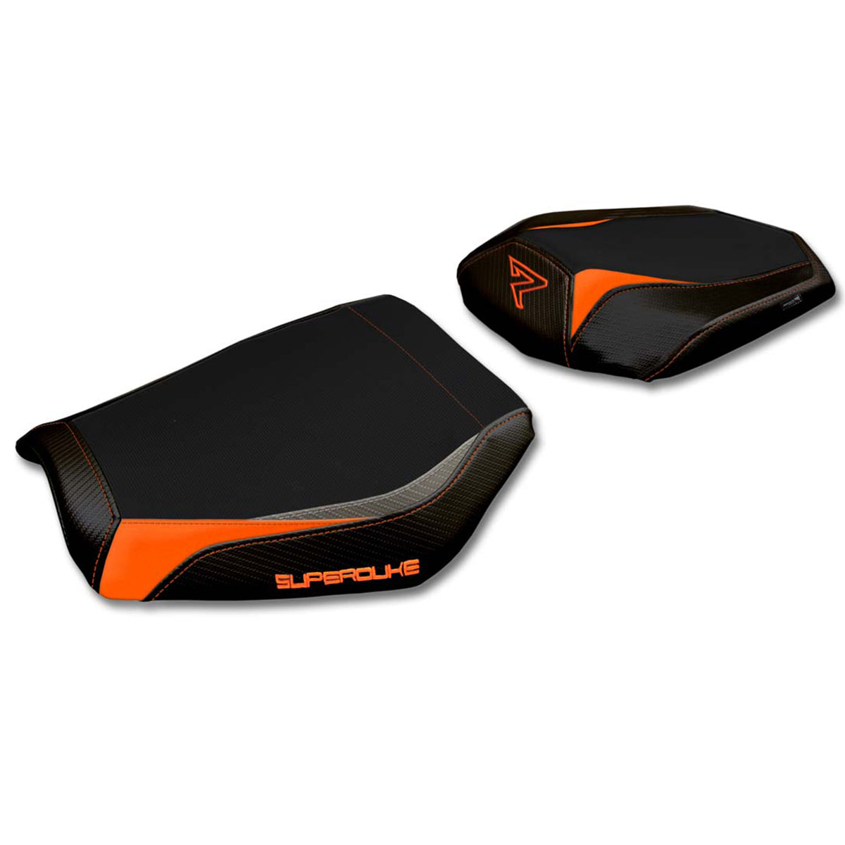 KTM 1390 Super Duke R 2024-2025 Seat Cover Tappezzeria Italia TPZ Orange in Grey and Black