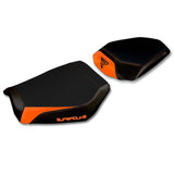 KTM 1390 Super Duke R 2024-2025 Seat Cover Tappezzeria Italia TPZ Comfort in Orange and Black