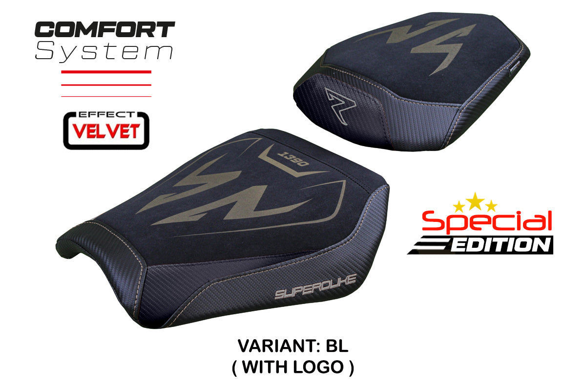 KTM 1390 Super Duke R 2024-2025 Seat Cover Tappezzeria Italia TPZ Special Ed. Comfort in Black
