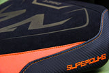 KTM 1390 Super Duke R 2024-2025 Seat Cover Tappezzeria Italia TPZ Special Ed. Comfort in Orange and Black