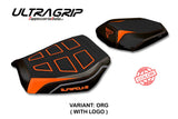 KTM 1390 Super Duke R 2024-2025 Seat Cover Tappezzeria Italia TPZ Ultragrip in Orange Grey and Black