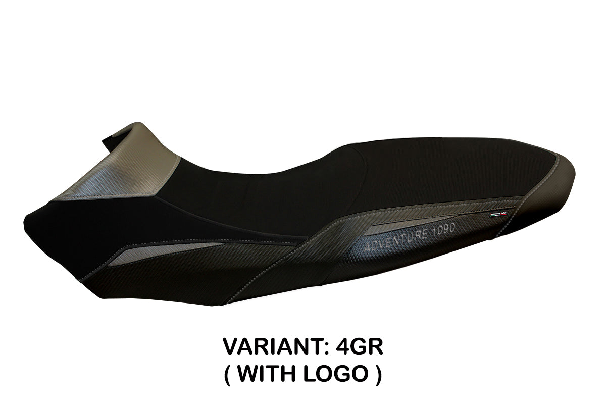 KTM 1090 Adventure R 2017-2019 Seat Cover Tappezzeria Italia TPZ in Grey and Black