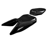 KTM 250 Duke 2017-2023 Seat Cover Tappezzeria Italia TPZ in White and Black