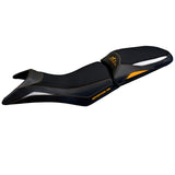 KTM 390 Adventure 2020-2025 Seat Cover Tappezzeria Italia TPZ in White, Orange, and Black