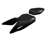 KTM 390 Duke 2017-2023 Seat Cover Tappezzeria Italia TPZ Ultragrip in White and Black