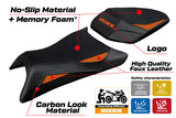 KTM 390 Duke 2024 2025 Seat Cover Tappezzeria Comfort Black Orange