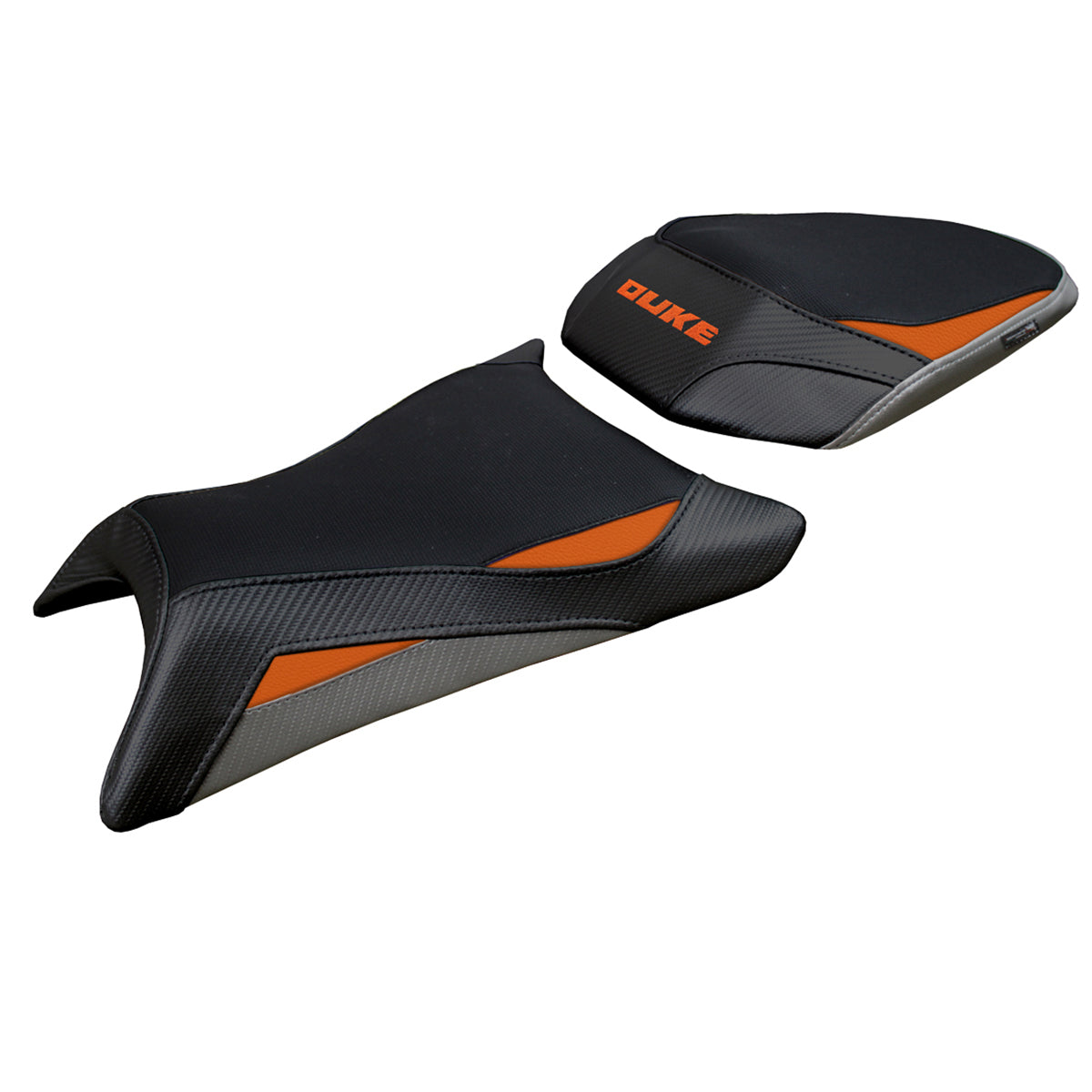 KTM 390 Duke 2024 2025 Seat Cover Tappezzeria Comfort Black Orange Grey