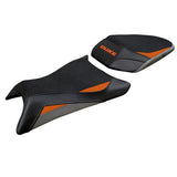 KTM 390 Duke 2024 2025 Seat Cover Tappezzeria Ultragrip Black Orange Grey