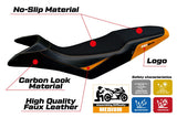 KTM 890 SMT 2023-2026 Seat Cover TPZ Italia Orange Black