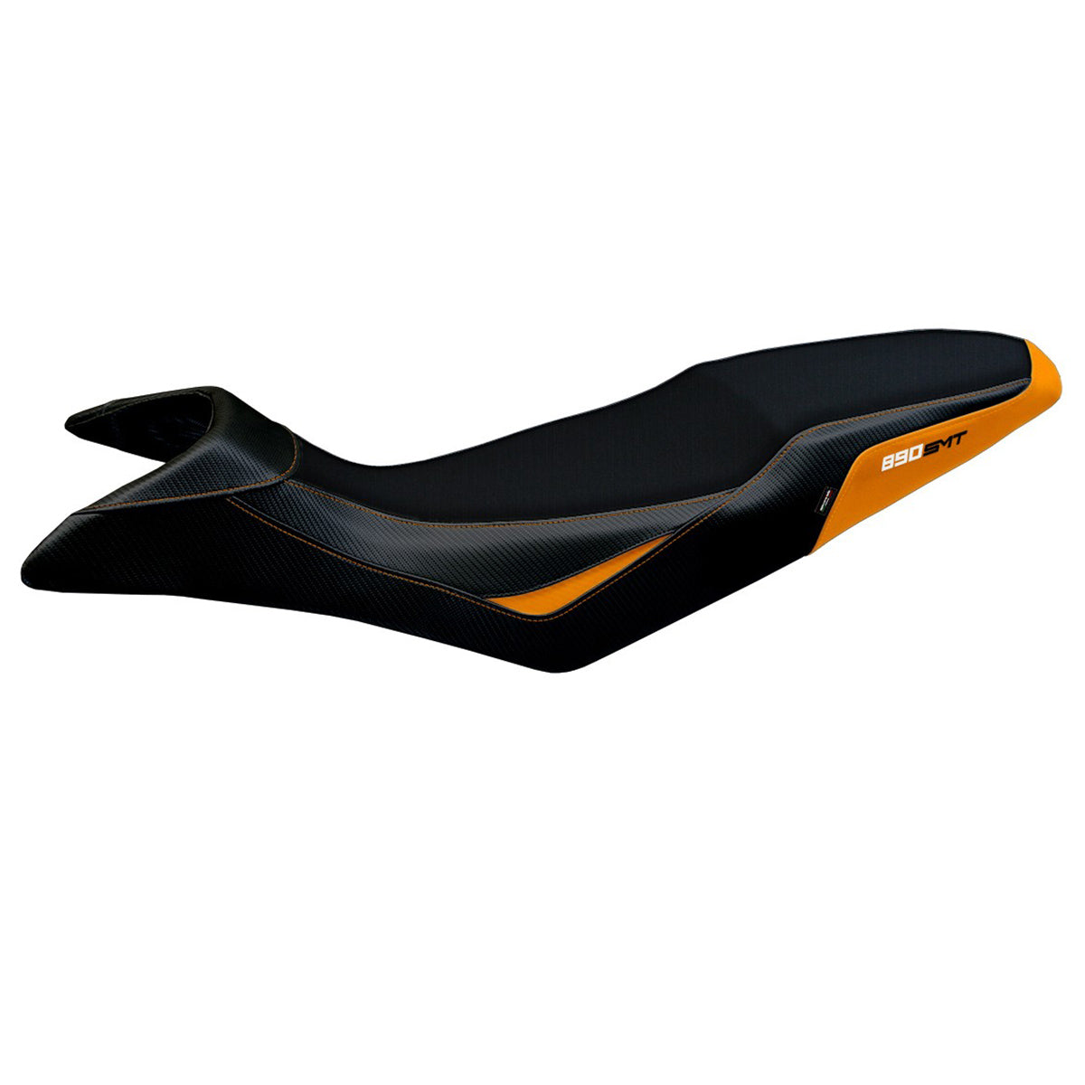 KTM 890 SMT 2023-2026 Seat Cover TPZ Italia Comfort Orange Black