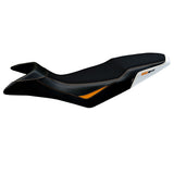 KTM 890 SMT 2023-2026 Seat Cover TPZ Italia Comfort White Orange Black