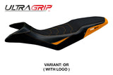 KTM 890 SMT 2023-2026 Seat Cover TPZ Italia Ultragrip Orange Black