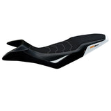 KTM 890 SMT 2023-2026 Seat Cover TPZ Italia Ultragrip White Black