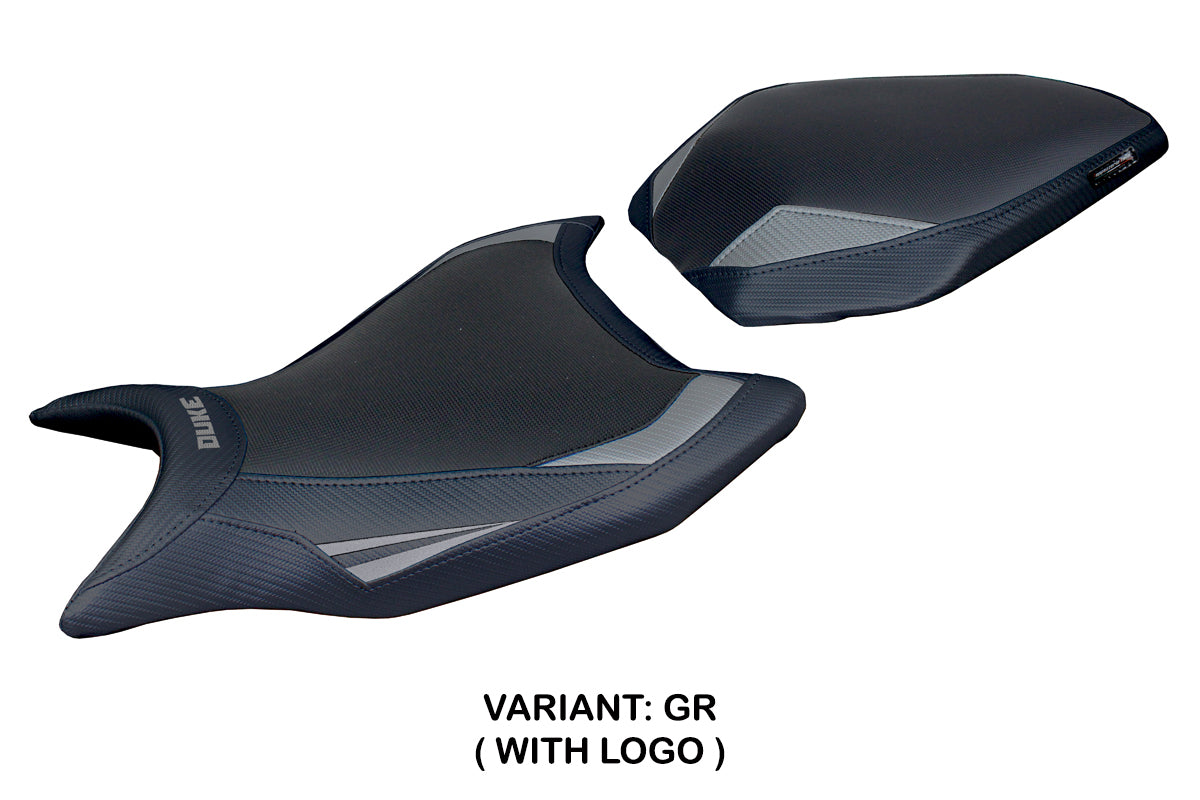 KTM 990 Duke 2024-2025 Seat Cover Tappezzeria Italia TPZ in Grey and Black
