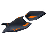 KTM 990 Duke 2024-2025 Seat Cover Tappezzeria Italia TPZ in Orange and Black