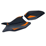 KTM 990 Duke 2024-2025 Seat Cover Tappezzeria Italia TPZ Ultragrip in Orange and Black
