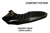 KTM 1290 Super Adventure R 2017-2020 Seat Cover Tappezzeria Italia TPZ Comfort in White and Black