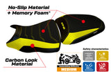 Funda para asiento Kawasaki ER-6N ER-6F 2012-2016 Tappezzeria Italia TPZ Comfort en Amarillo