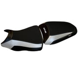 Kawasaki ER-6N ER-6F 2012-2016 Seat Cover Tappezzeria Italia TPZ in White and Black