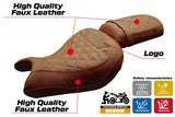 Kawasaki Eliminator 500 2024-2025 Seat Cover Tappezzeria Italia TPZ Brown