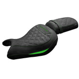 Kawasaki Eliminator 500 2024-2025 Seat Cover Tappezzeria Italia TPZ Green Black