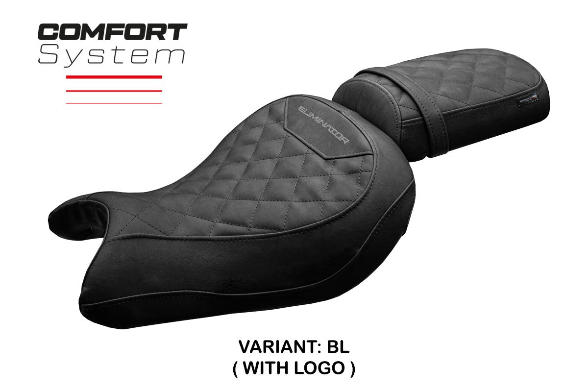 Kawasaki Eliminator 500 2024-2025 Seat Cover Tappezzeria Italia TPZ Comfort Black