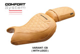 Kawasaki Eliminator 500 2024-2025 Seat Cover Tappezzeria Italia TPZ Comfort Camel