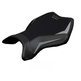 Funda de asiento Kawasaki Ninja H2 H2R 2015-2025 Tappezzeria Italia TPZ en plata y negro