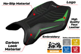 Kawasaki Ninja H2 H2R 2015-2025 Seat Cover Tappezzeria Italia TPZ Ultragrip in Green S
