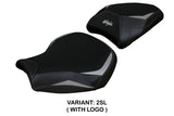 Funda de asiento Kawasaki Ninja H2 1000SX 2018-2025 Tappezzeria Italia TPZ en plata