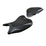 Funda de asiento Kawasaki Ninja 250 2018-2019 Tappezzeria Italia TPZ en gris y negro