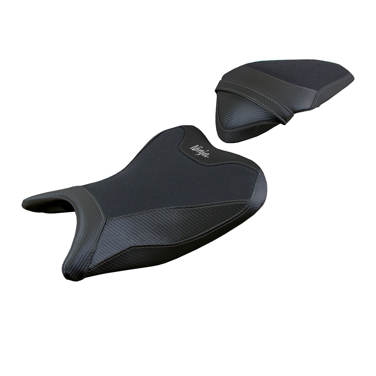 Funda de asiento Kawasaki Ninja 250 2018-2019 Tappezzeria Italia TPZ Ultragrip en negro