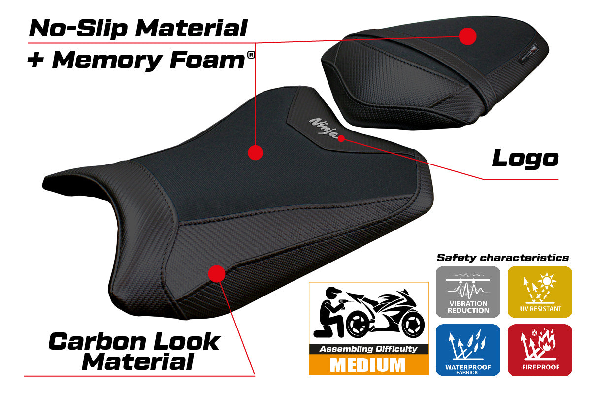 Kawasaki Ninja 300 2013-2017 Seat Cover Tappezzeria Italia TPZ