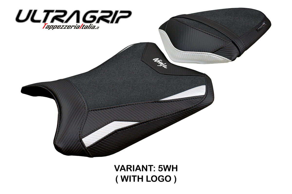 Kawasaki Ninja 300 2013-2015 2016 2017 Seat Cover Tappezzeria Ultragrip White