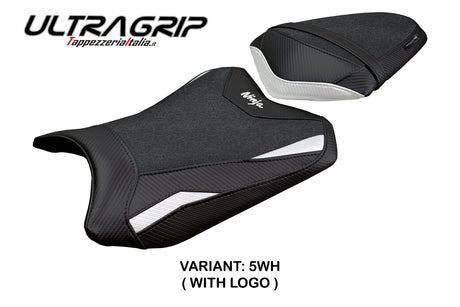 Kawasaki Ninja 300 2013-2015 2016 2017 Seat Cover Tappezzeria Ultragrip White