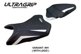 Kawasaki Ninja 500 2024-2025 Seat Cover Tappezzeria Italia TPZ Ultragrip in White and Black