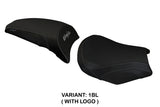 Funda de asiento Kawasaki Ninja 650 Z650 2017-2025 Tappezzeria Italia TPZ en negro