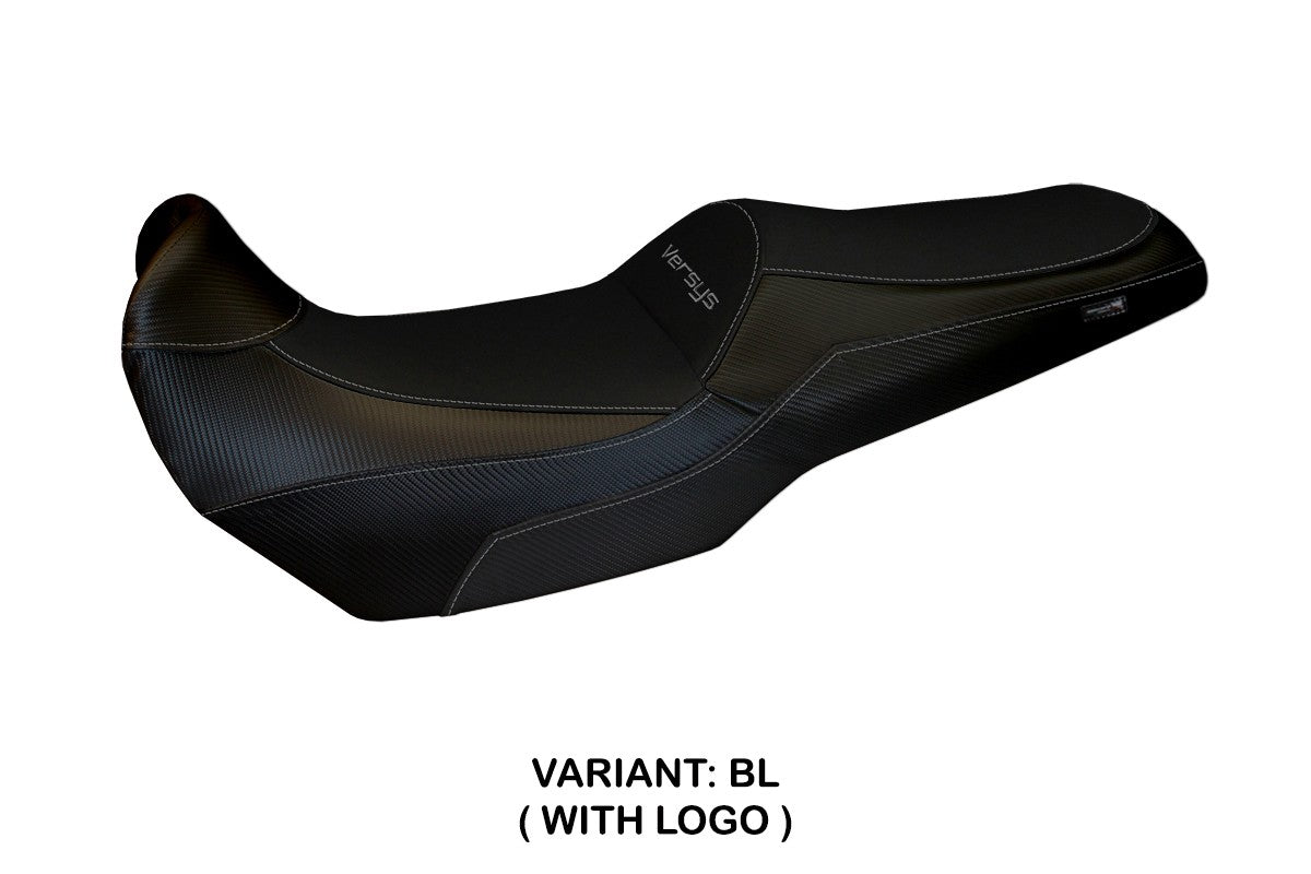 Funda de asiento Kawasaki Versys 1100 2025 Tappezzeria Italia TPZ Negro