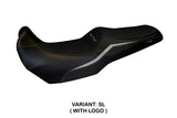 Funda de asiento Kawasaki Versys 1100 2025 Tappezzeria Italia TPZ Plata Negro