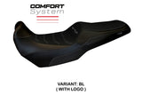 Funda de asiento Kawasaki Versys 1100 2025 Tappezzeria Italia TPZ Comfort Negro