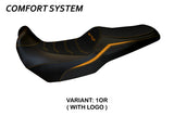 Kawasaki Versys 1000 2019-2024 Seat Cover Tappezzeria Italia TPZ Comfort in Orange and Black