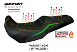 Kawasaki Versys 1000 2019-2024 Seat Cover Tappezzeria Italia TPZ Comfort Heated in Green