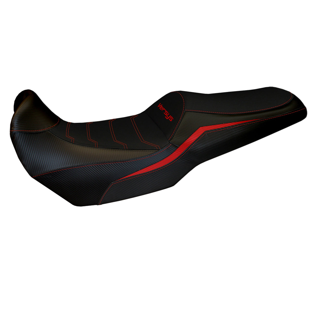 Kawasaki Versys 1000 2019-2024 Seat Cover Italia Tappezzeria Comfort in Red and Black