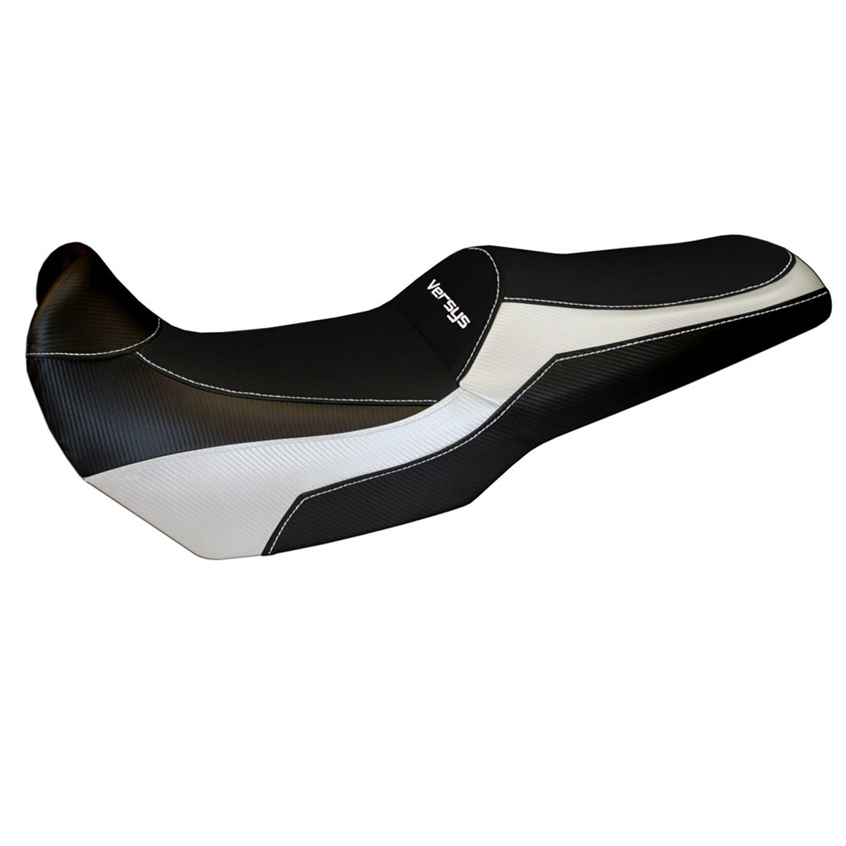 Kawasaki Versys 1000 2011-2018 Seat Cover Tappezzeria Italia TPZ in White and Black
