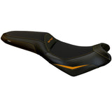 Kawasaki Versys 650 2007-2025 Seat Cover Tappezzeria Italia TPZ in Orange and Black