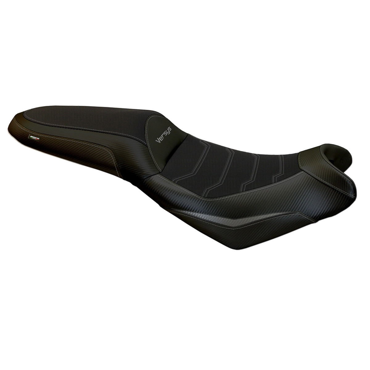 Kawasaki Versys 650 2007-2025 Seat Cover Tappezzeria Italia TPZ Comfort in Grey and Black