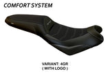 Kawasaki Versys 650 2007-2025 Seat Cover Tappezzeria Italia TPZ Comfort in Grey and Black